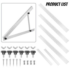 Solar Panel Mounting Bracket Adjustable Frame RV Tilt Mount Brackets Kit System