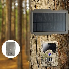 Trail Camera Solar Panel, Rechargeable Solar Charger for Camera, 6V-12V Outdo…