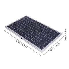 Solar Panel Controller Kit 100W Aluminum Frame Solar Panel Charger And 12V