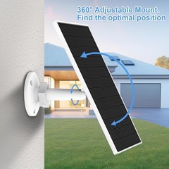 Solar Panel for Eufy Outdoor Camera, 5W Solar Panel Charger