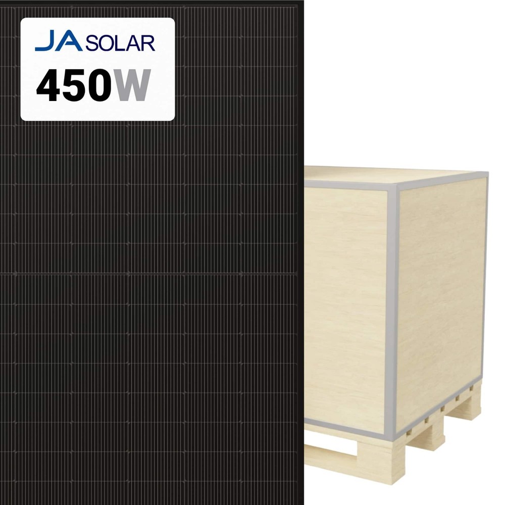 JA Solar 450W Solar Panel 108 Cell All-Black Bifacial JA-54D41-450LB