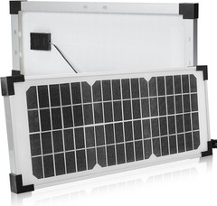 FM123 Solar Panel Kit,Compatible with Mighty Mule Automatic Gate Openers,10 Watt