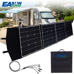 Easun Portable 260W 160W 100W Foldable Solar Panel Kits for Home RV Camping PV