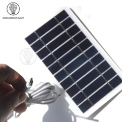 5V 2W Solar Panel Output USB Outdoor Portable Solar System Mobile Phone Charger