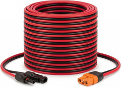 Solar to Xt60I Cable 10AWG 30FT Solar Panel to Xt60I Adapter Connector Xt60I-F E
