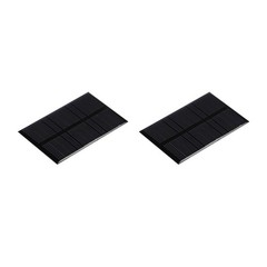 2 x Mini Solar Panel Cell 5.5V 120mA 0.66W 84.5mm x 55.5mm