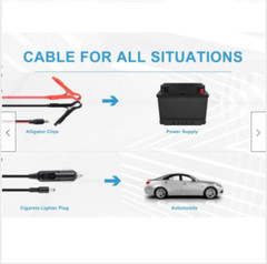 20W 12V Solar Panel Kit Trickle Charge Battery Charger Maintainer Marine RV Car