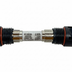 Solar PV In-line Fuse Holder 1000V DC 15A 10x38mm PV Connector UNTESTED *READ*