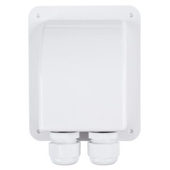 2Pcs Double Wire Cable Entry Gland Box Roof Solar Panel Junction Box RV Caravan