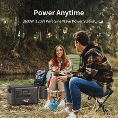 3600W PECRON F3000LFP Portable Power Station 5120Wh LiFePO4 Battery Home Backup
