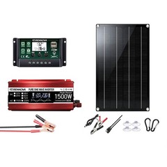 Grennova 1500W Off-Grid Solar System 60W Panel 60A MPPT Pure Sine Inverter