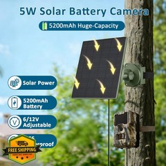 Zivif Solar Panel Trail Camera Charger