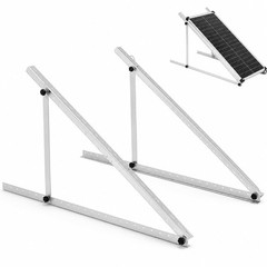 41″ Adjustable Solar Panel Mounting Brackets – Aluminum Stand for RV, Boat, Off-