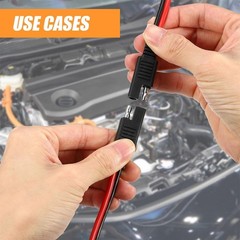 Flexible SAE Quick Disconnect Power Cable – 2PCS 10AWG Copper Extension Cables