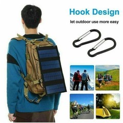 20W Foldable Solar Panel Kit Bank Pack Waterproof for Outdoor Camping Hiking