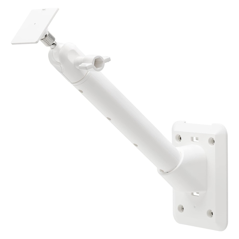 Holicfun Universal Solar Panel Wall Mount for Ring, Eufy, Arlo, Wyze, White