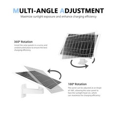 4 Pack 8W Solar Panel Charger for Arlo Essential Cameras & Pro 2K – Outdoor Use