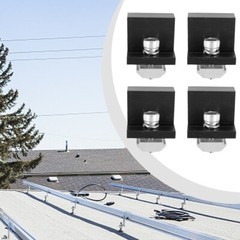 Solar Panel Support Clamp 4/10Pcs Medium Mounting PV Parts Photovoltaic