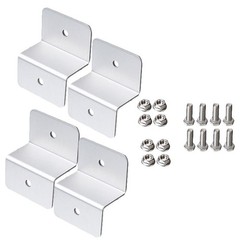 4 Pcs Mounting Hardware Solar Panel Bracket Corner Z Brackets RV