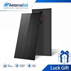AeternaSol 200W Mono Solar Panel 18V N-Type OffGrid Home RV Roof Boat Camping