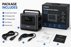PISEN 1000W Portable Power Station 1008Wh LiFePO4 Solar Generator Camping