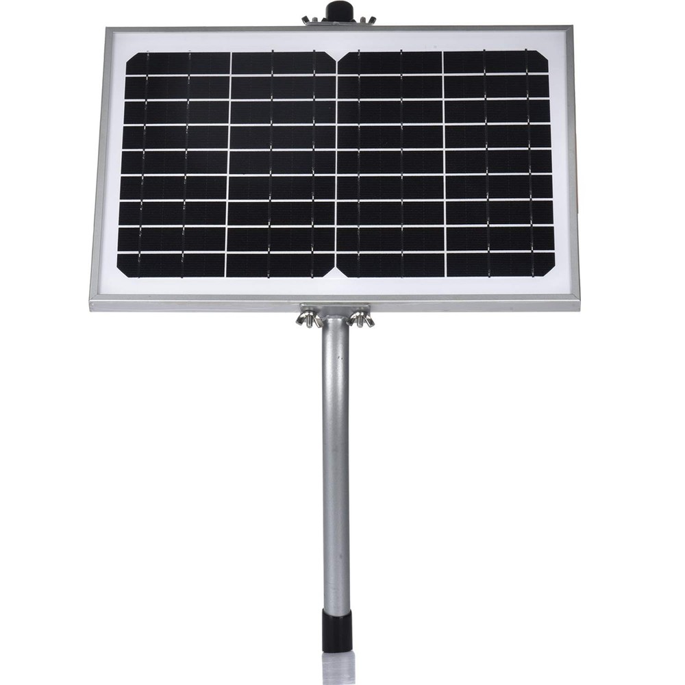 SUNER POWER 10 Watt Solar Panel Powered Charger Kit + Tubular Mount Bracket f…