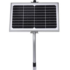 SUNER POWER 10 Watt Solar Panel Powered Charger Kit + Tubular Mount Bracket f…