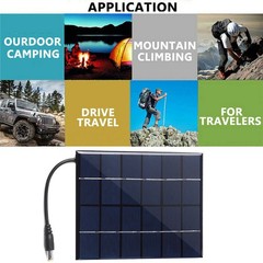 3W Solar Panel Polycrystalline Battery Power Charger For Caravan Camping Boat