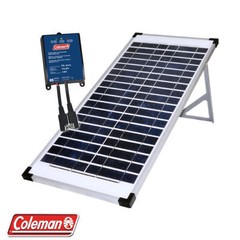 Coleman 40W 12 Volt Folding Solar Panel Kit with Stand + 7 Amp charge control