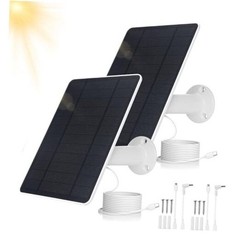 USB Solar Panel for Ring Camera – Type-C Solar Panel Charger 5v 6w with 10ft