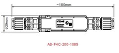 PV in-line Fuse and holder 1500v 4A,6A,15A,20A,25A,30A for wires6, 8 ,10 or12AWG
