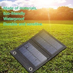 Foldable Solar Panel 10W Solar Cells Battery Charger Waterproof Outdoor Camping