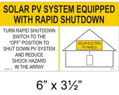 PV Label 05-111 Pack Of 10