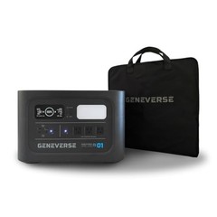 GENEVERSE 1210Wh Solar Generator Bundle: (60-GVUS-SG2M2) – BLACK
