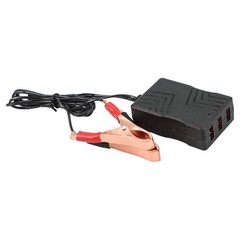 Reliable DC Converter 12V 24V to 5V USB with Battery Clip for Everyday Use