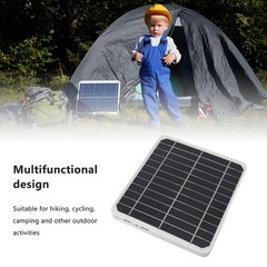 20W Solar Panel With USB TYPE C DC Port Waterproof 5V 2A Portable Solarˇ