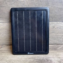 Swann Swifi-Solar Panel Black Outdoor Weatherproof for Wireless Security Cameras