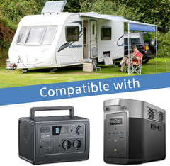Portable12V/24V Car Charger Suitable for Ecoflow Delta/River, Bluetti EB55, Anke