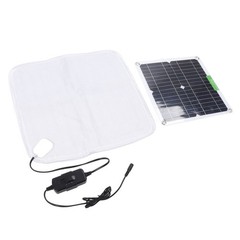 Solar Panel Heating Blanket 12V 50W Rapid Uniform Heating Soft Portable Pet