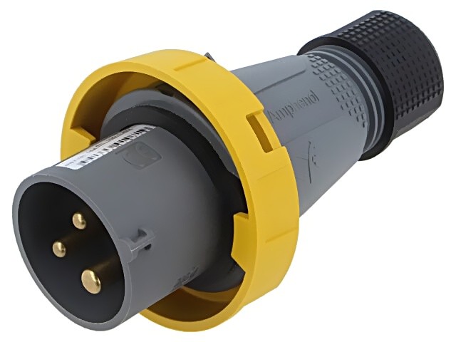2CMA101071R1000 Connector: AC Power Supply 3 Phase Male Amp