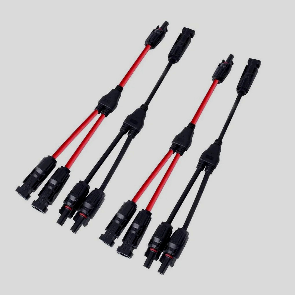 Y-Shaped Solar Branch Connector MMF/FFM Waterproof Dustproof In-Line Adapter