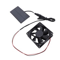 Professional 0.8W Solar Panel Fan Kit For Pet House Cooling