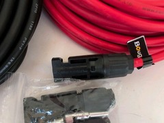 Solar Extension Cable 10 AWG 20ft Female Male Connector Adapter Kit