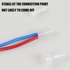 250pcs Nylon Closed End Crimp Connectors Crimp Cap For Electrical Wiring Project