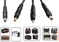 Solar Panel Connectors Compatible with M-C to DC 5.5MMx2.1MM (Main Cable)
