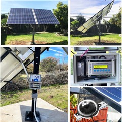 LCD Dual Axis Solar Panel Tracking Tracker Controller & 2*6000N Linear Actuators