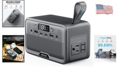 Lightweight 100W Portable Power Generator – Fast Charging & Multi-Device Ready