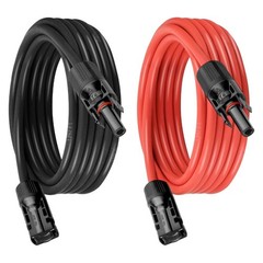 10AWG Solar Extension Cable,10 Feet, Male-Female Connectors