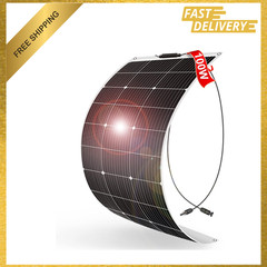 100W Solar Panel 18V Flexible Monocrystalline ETFE Surface MC4 Connectors for RV