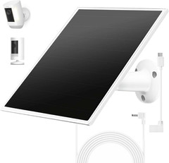 Solar Panel Charger for Ring Camera, Compatible with Ri Ng Stick up Cam